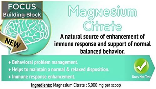 Magnesium Citrate - 8 Oz. - All Natural GMO Free
