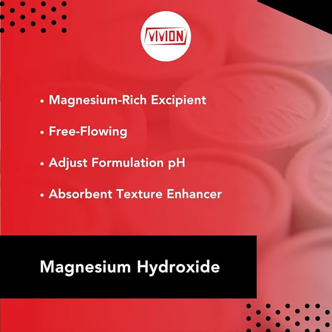 Magnesium Hydroxide USP Granular - Bulk 1 kg (2.2 lb) - Pharmaceutical Grade Excipient