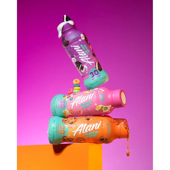 Alani Nu Protein Shake – 3 Flavor Variety – 12 fl oz Bottles – 9-Pack – Ready-to-Drink High Protein Beverage