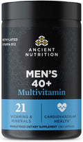 Ancient Nutrition Multivitamin for Men Multi Men's 40+ Once Daily Vitamin Supplement Magnesium Methylated Vitamin A B and K2 Supports Immune System 90 Ct