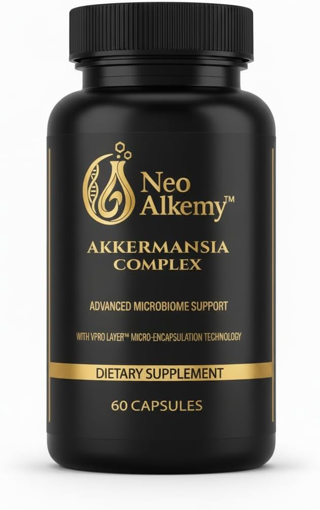 Akkermansia Probiotic Supplement – Multi-Strain Formula with Prebiotics VPro® 5-Layer Delayed Release Capsules Advanced Gut Barrier &amp Microbiome Support