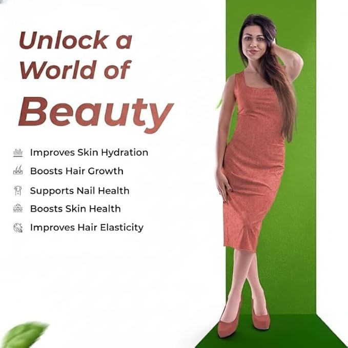 Biotin enriched with Vitamin B7 &amp Vitamin H | 60 Veg Tablets | Supports Healthy Hair Skin &amp Nails