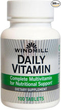 Windmill Comparables Daily Vitamin Tablets 100 Tablets (Pack of 3)