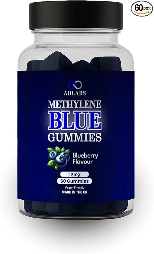 Elixer Methylene Blue Gummies • Strongest On Market • USP Grade 10mg per Gummy (High Strength) • 60 Premium Gummies • Made in UK •