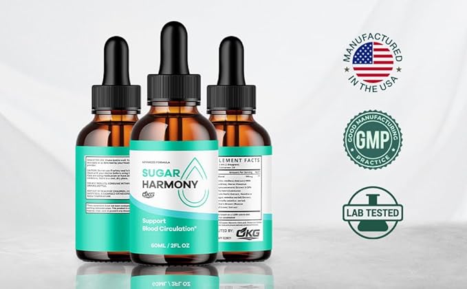 (5Pack) Sugar Harmony Drops Official Sugarharmony Liquid Supplement with All Natural Ingredients Advanced Multivitamin Support Premium Health &amp Wellness Supplement Drops Made in The USA(150Servi