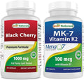 Best Naturals Black Cherry 1000 Mg &amp Vitamin K2 (MK7) with D3