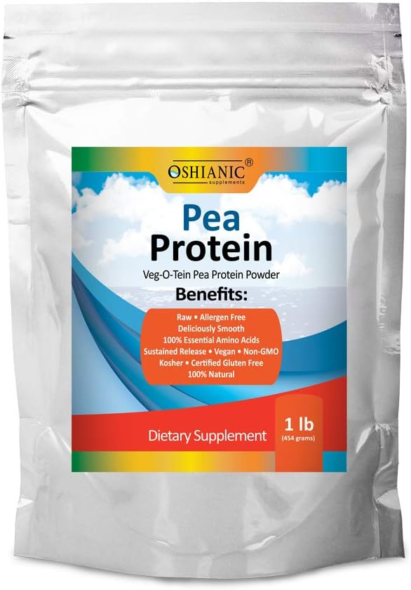 Pea Protein 1lbs | Kosher| Vegan| Easily digestible| Vegetarian Protein Source