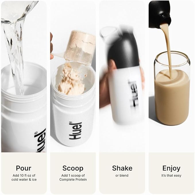 Huel Vegan Protein Powder | Vanilla | Complete Nutrition | 20g Protein Powder | 100% Plant-Based | 27 Vitamins &amp Minerals Gluten Free Non-GMO Lactose Free | 26 Servings