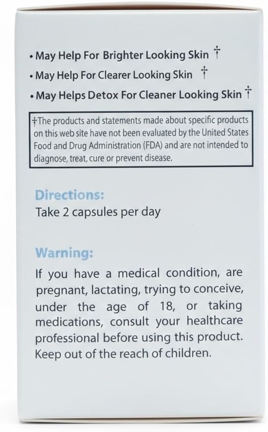 MD White Factor - Glutathione Supplement with Effective Antioxidants Vitamin C &amp Lipoic Acid | (60 Capsules)