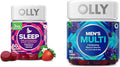 OLLY Sleep &amp Men's Multivitamin Gummy Bundles Melatonin &amp Vitamin Supplements