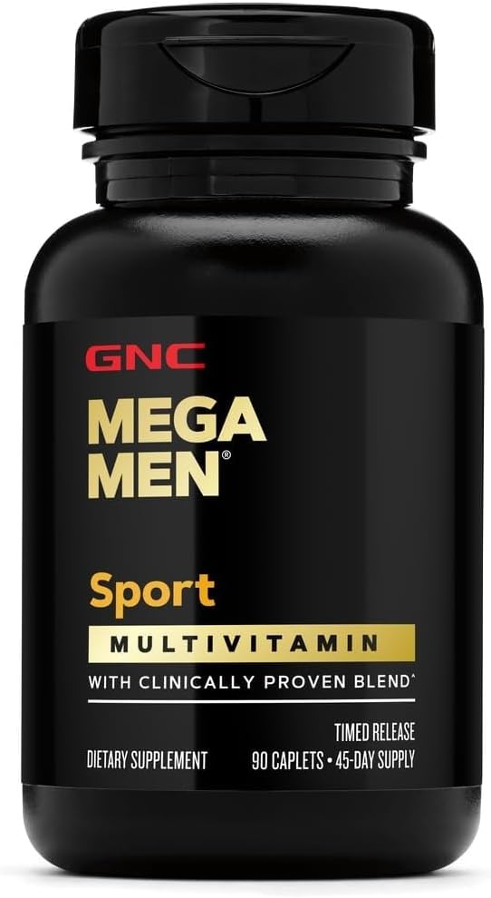 GNC Mega Men Sport Multivitamin | Performance Muscle Function and General Health | 90 Count