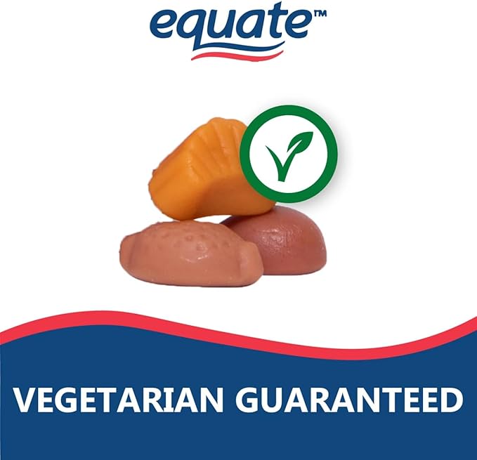 Equate Women's Multivitamin Gummies Daily Vegetarian Multivitamin for Adult Women Natural Fruit Flavor 300 Count (150 Servings) Sticker