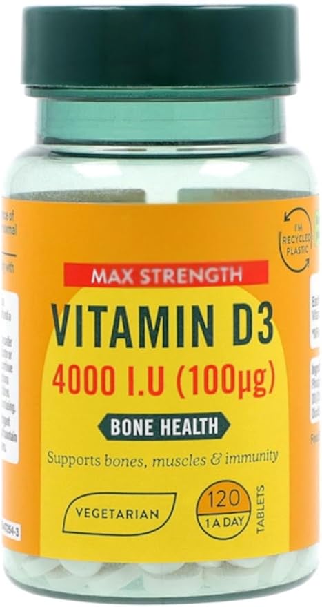 H and B Vitamin D3 4000 I.U. 100ug 120 Tablets