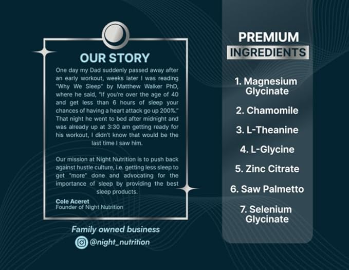 Night Time Protein Powder Vanilla Flavored Zero Sugar Low Calorie Artificial Free Promotes Sleep Quality &amp Muscle Recovery