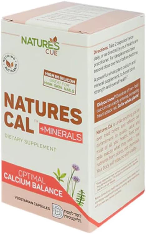 Natures Cue Kosher Natures Cal Plus (Calcium) - Passover 240 Vegetarian Capsules