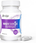 SoulLife Magnesium5X – 5-in-1 Magnesium Complex for Men &amp Women – Supports Muscle Function Relaxation Energy Production &amp Electrolyte Balance – 30 Servings / 90 Vegetarian Capsules