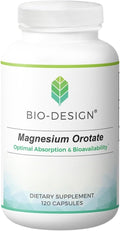 Magnesium Orotate - Bioavailable Chelated Mineral Supplement - 60 mg per Serving - Supports Sleep Heart Health Energy Muscle &amp Nerve Health - 120 Capsules
