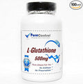 L-Glutathione 500mg // 100 Capsules // Pure // by PureControl Supplements
