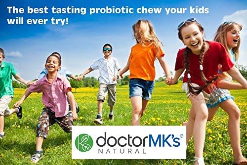 Kids Probiotics Chewable by Doctor MK's® Sugar Free Tastes Like Candy Natural Wild Berry Tablets Vegetarian/Vegan
