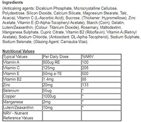 ICaps Extra Lutein Tablets 30s