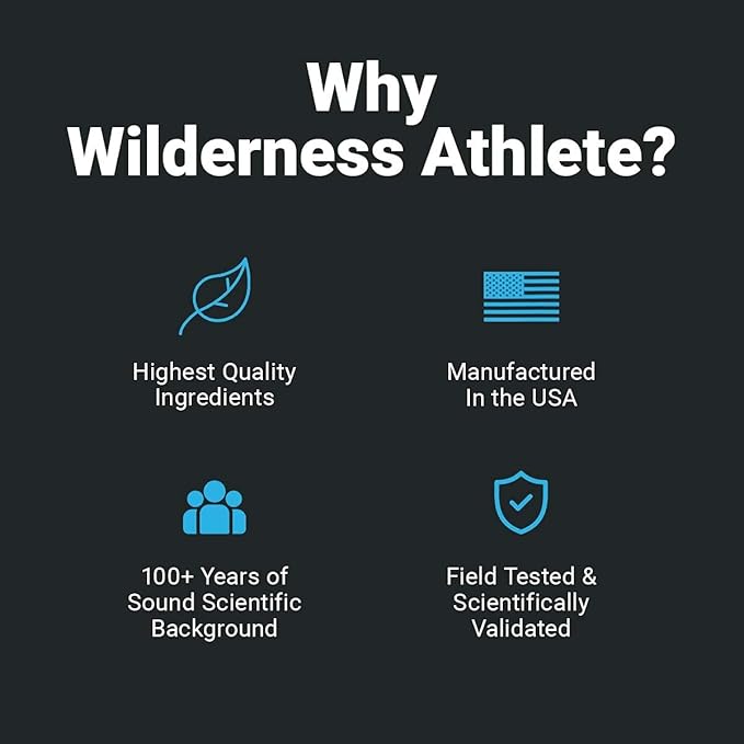 Wilderness Athlete - High Performance Multi Vitamin | Daily Multivitamin for Men &amp Women - Adult Vitamins Supplement with Chromium and Vanadium - Men's &amp Women's Multivitamin