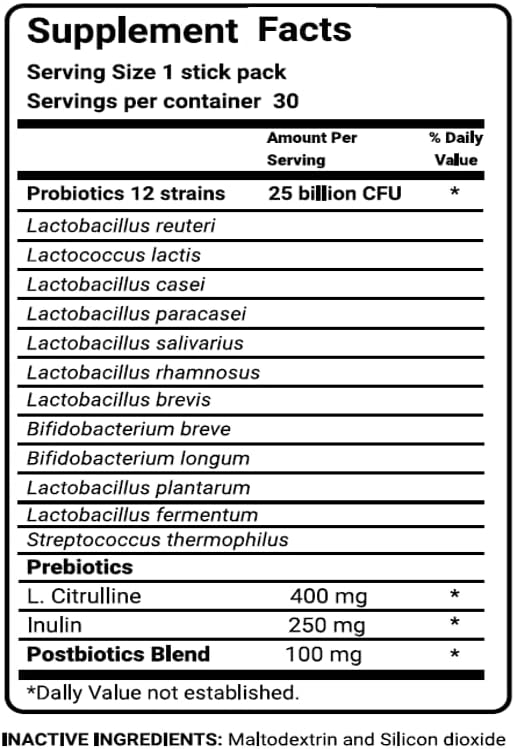 UniqueSmile™ Probiotics – 12-Strain Oral Probiotic with Prebiotics &amp Postbiotics for Complete Oral Health
