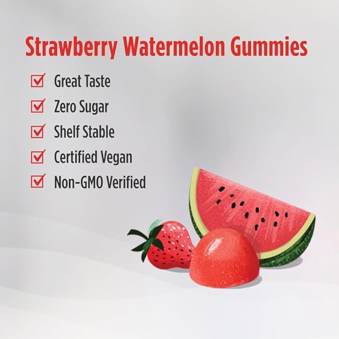 Nordic Naturals Zero Sugar Kids Probiotic Gummies - Strawberry Watermelon Flavor - 30 Gummies - Supports Digestive Wellness &amp Immune Health - Non-GMO - Third Party Tested - Vegan - 30 Servings
