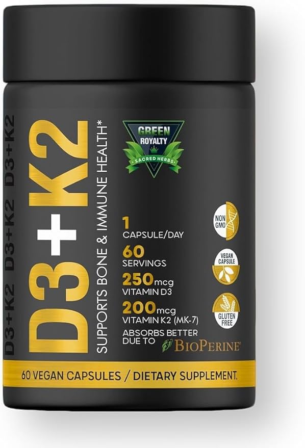 Vitamin D3(60Vegan capsule)10000 IU-K2 200mcg Soft-Gels 2-in-1 D3-K2+Magnesium Citrate 60 1000mg+Magnesium Citrate+Potassium 60 Premium(Citrate 375 mg &amp Potassium)Non GMOGluten FreeHigh Absorpti
