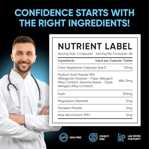 Digestive Wellness &amp Vitality Bundle Improve Your Confidence for Bottoming and Support Male Vitality - 120 Fiber Capsules &amp 60 CM Gummies