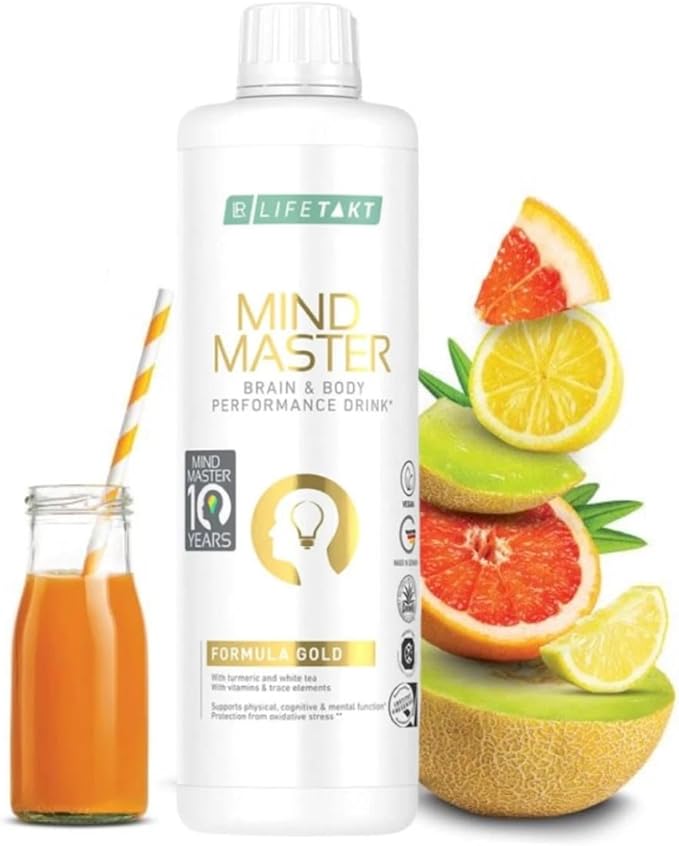 LR Health&ampBeauty Lifetakt Mind Master Formula Gold Every Day Natural Treatment Women Men Set of 5-500 ml./16.9 fl.oz.