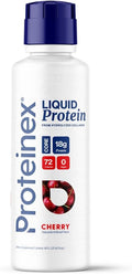 Proteinex Medical Grade Liquid Hydrolized Collagen Protein - Women and Men for Healthy Skin Hair and Nails Zero Sugars &amp Ready to Drink Protein Drink (16 Fl Oz Cherry)