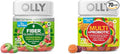 OLLY Fiber Gummy Rings 5g Prebiotic Fiber FOS (Fructo-oligosaccharides) &amp Multi + Probiotic Adult Multivitamin Gummy 1 Billion CFUs Digestive and Immune Support C