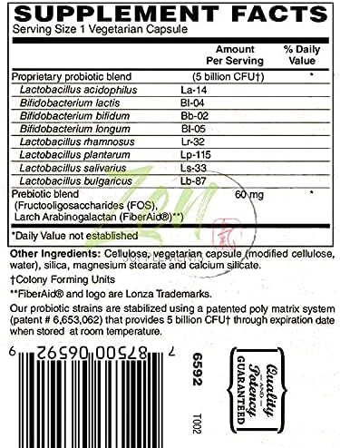 Zen Supplements - Suprema-Dophilus - 5 Billion CFU Probiotic - 8 Strains - Shelf Stable and Acid Resistant - Supports Gastrointestinal &amp Immune Health 120-Caps