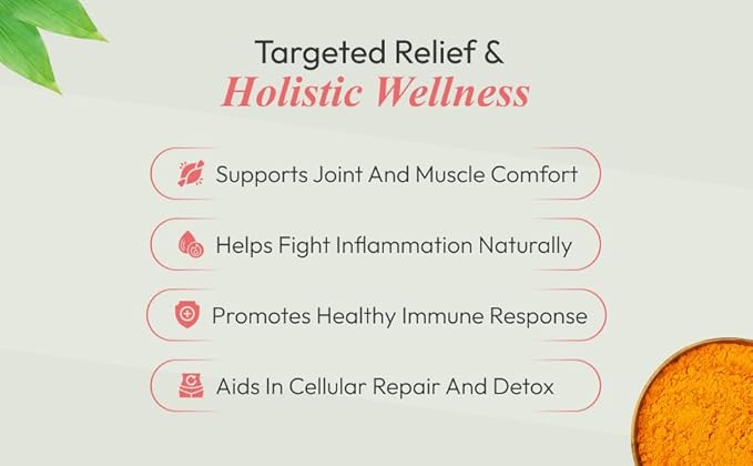 patanjali Nutrela Curcumin Gold+ with Salai Guggul &amp Black Pepper | 95% Curcuminoids Turmeric Supplement | High-Strength Joint &amp Inflammation Support | 120 Vegetarian Capsules