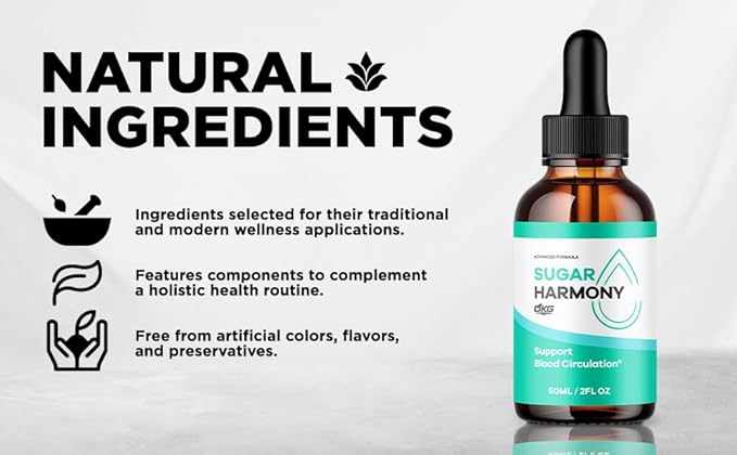 (3 Pack) Sugar Harmony Drops Official Sugarharmony Liquid Supplement with All Natural Ingredients Advanced Multivitamin Support Premium Health &amp Wellness Supplement Drops Made in The USA(90Servi