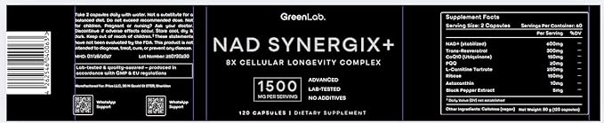 NAD SYNERGIX 1500mg