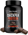 Sport Formula Chickpea Protein Powder Organic and Vegan Plant Based Protein All Natural Protein Powder with Essential Amino Acids Chocolate Flavor only 2 net Carbs with 21 Grams Protein