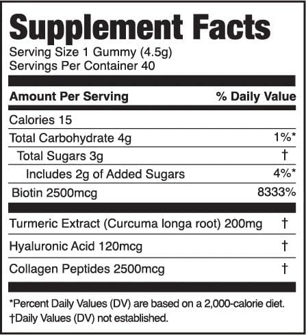 JUGO Beauty + Energy Gummies Bundle – Collagen Biotin &amp Vitamin B12 – Supports Hair Skin Nails &amp Natural Energy – Plant-Based &amp Gluten-Free