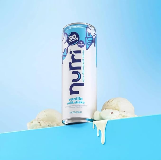 Protein Milk Shake Vanilla Flavor 30g Protein 1g Sugar 150 Calories 10 Vitamins &amp Minerals 11 fl oz Ready-to-Drink Shakes 15 Pack (Vanilla)