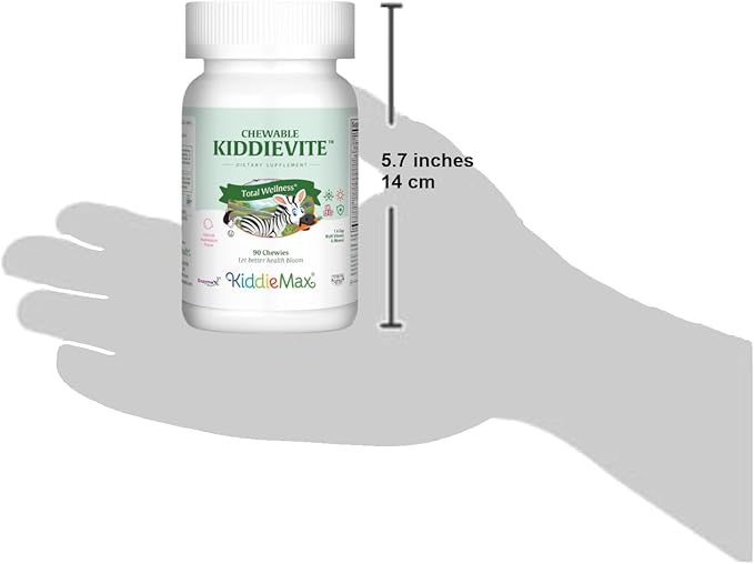 Kids Chewable Multivitamin – Kids Vitamins &amp Multivitamin with Vitamin C A E 3 D3 Calcium B12 B-1 Iron Zinc Dietary Supplement - Digestive Support - for Children Bubble Gum 90 Chewable Tabl