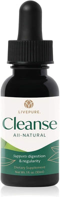 PURE Cleanse Liquid | Plant-Based Supplement Designed to Support Digestive Balance Gut Health &amp Full-Body Wellness | Fast-Absorbing Herbal Formula | Vegan Gluten-Free Additive-Free | 1 fl oz