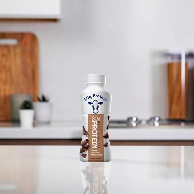 Nutrition-Plan Protein Shakes - 30g Protein Shake Milk Chocolate -11.5 Fl oz (8 Pack) plus vsl sticker