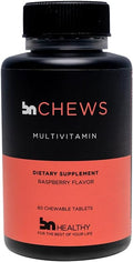 BNHealthy Chewable Bariatric Multivitamin with Iron Vitamin B12 Delicious Raspberry Flavor – 60 Ct – 30-60 Day Supply.