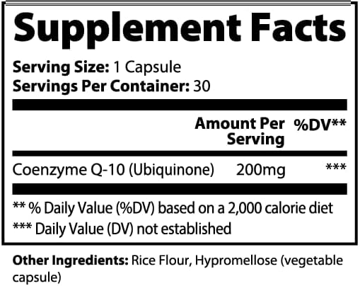 APACHE STAR® CoQ10 Ubiquinone – 200 mg