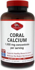 Olympian Labs Coral Calcium | 1g Per Serving | 1000 mg | 270 Capsules Supporting Healthy Bones and Joints