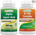 Best Naturals Alpha Lipoic Acid 600 mg &amp B-100 Complex