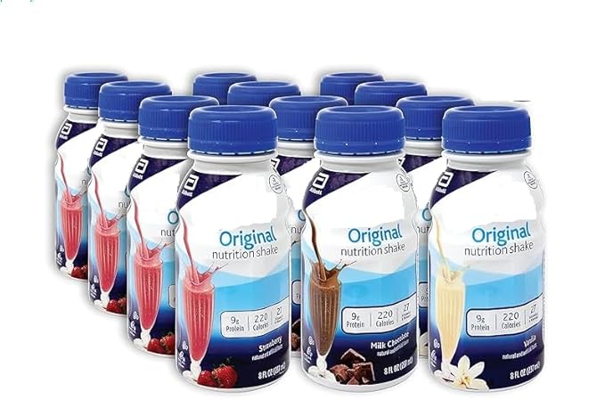Maryse's Place Assortment Enssure Variety Pack | Enssures Original Nutrition Shakes | Milk Chocolate Shake Vanilla Shake and Strawberry | NutritionalHigh In Protein And Full of Vitamins and Mineral