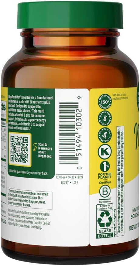 MEGAFOOD Men's One Daily 72 CT