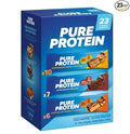 Pure~Proteins Bar Nutrient Rich Snacks with High Protein for Energy Support Minimal Sugar Gluten-Free Variety Pack 20g Protein BULK ~ (23 Pack) ~ (1 Pack - Mix).