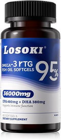 Losoki High Purity rTG Fish Oil Capsules 40 Capsules